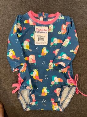 RuffleButts “You’re the Tweetest” One Piece 6-12 mos